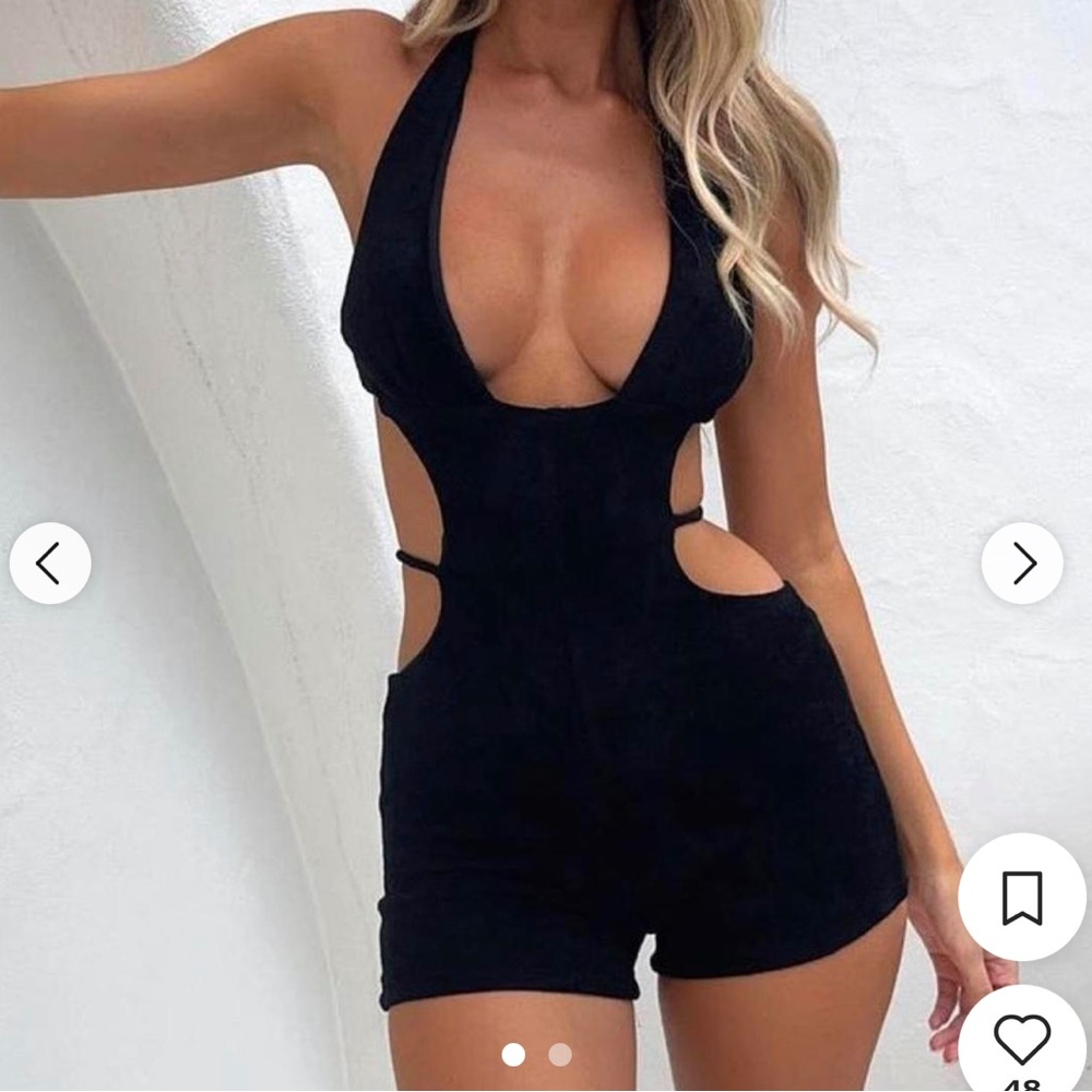 NWT 🖤 Outcast Black Ebony Romper